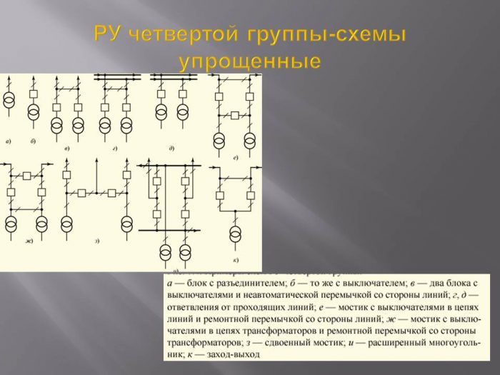 Схема с неавтоматической перемычкой